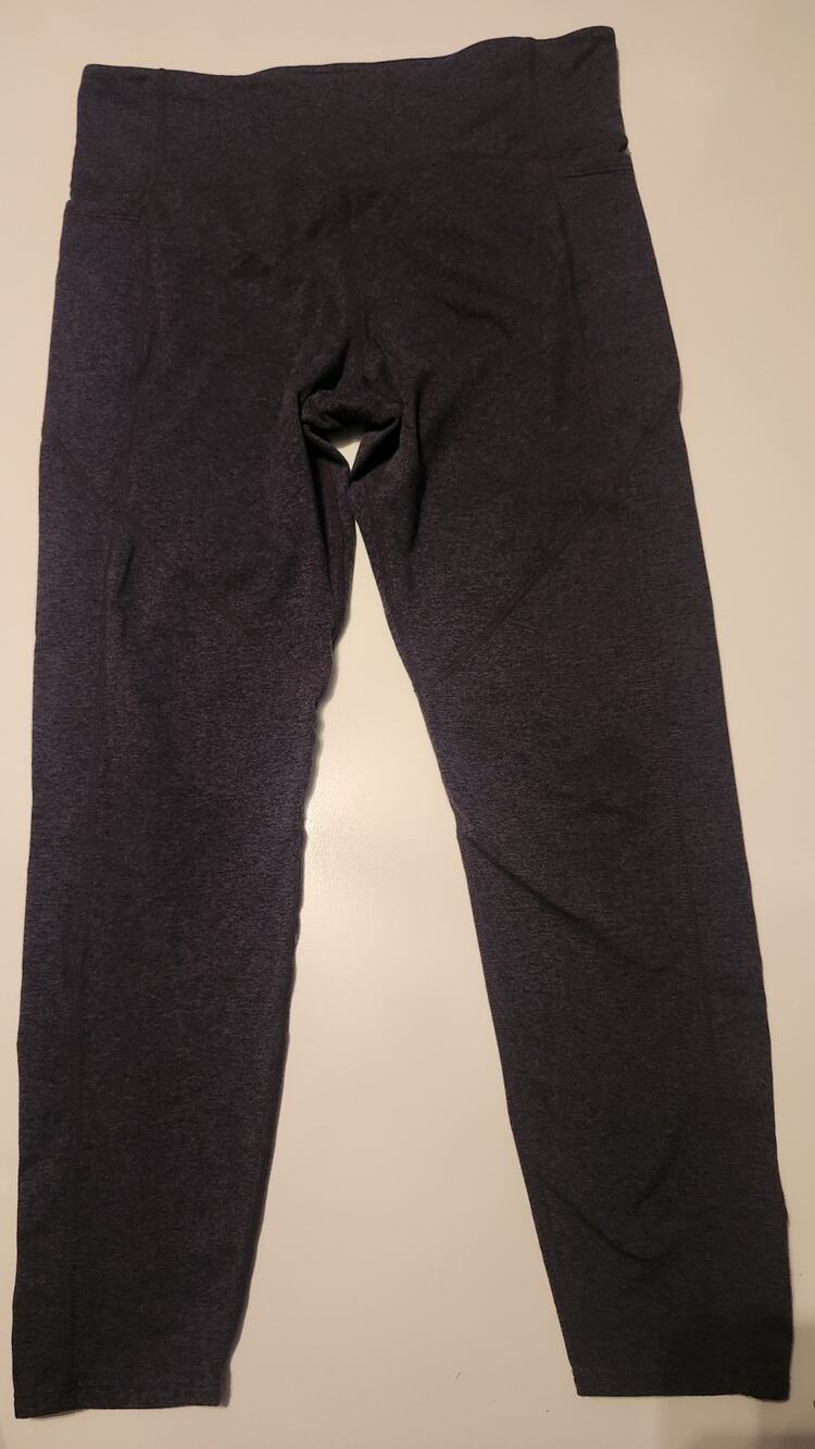 Joy Lab Women's Size L Gray High-Rise Cropped Athletic Leggings #471